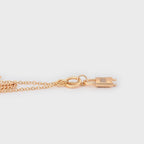 Gargantilla Doble Candado SW Oro Laminado 18K Dorado Cristal Swarovski