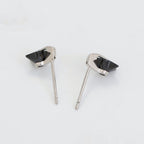 Broquel Estrella de Zirconia Negra