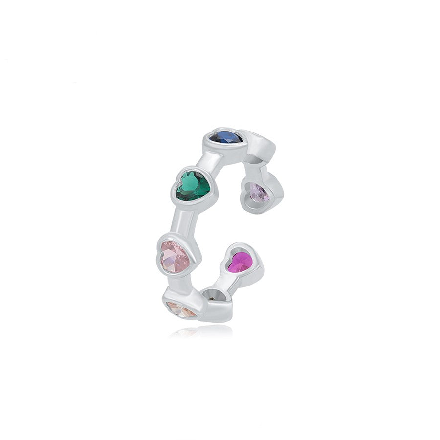 Anillo Zirconias de Colores