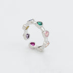 Anillo Zirconias de Colores