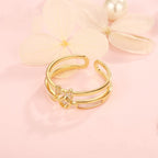 Anillo Doble Concha