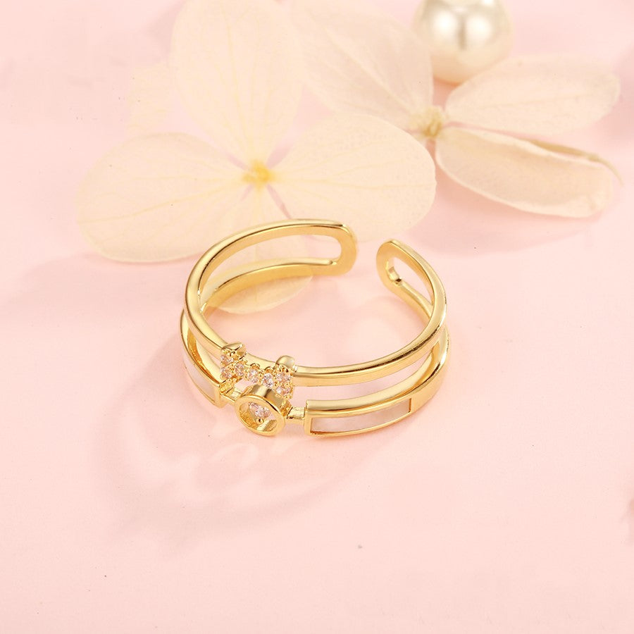 Anillo Doble Concha