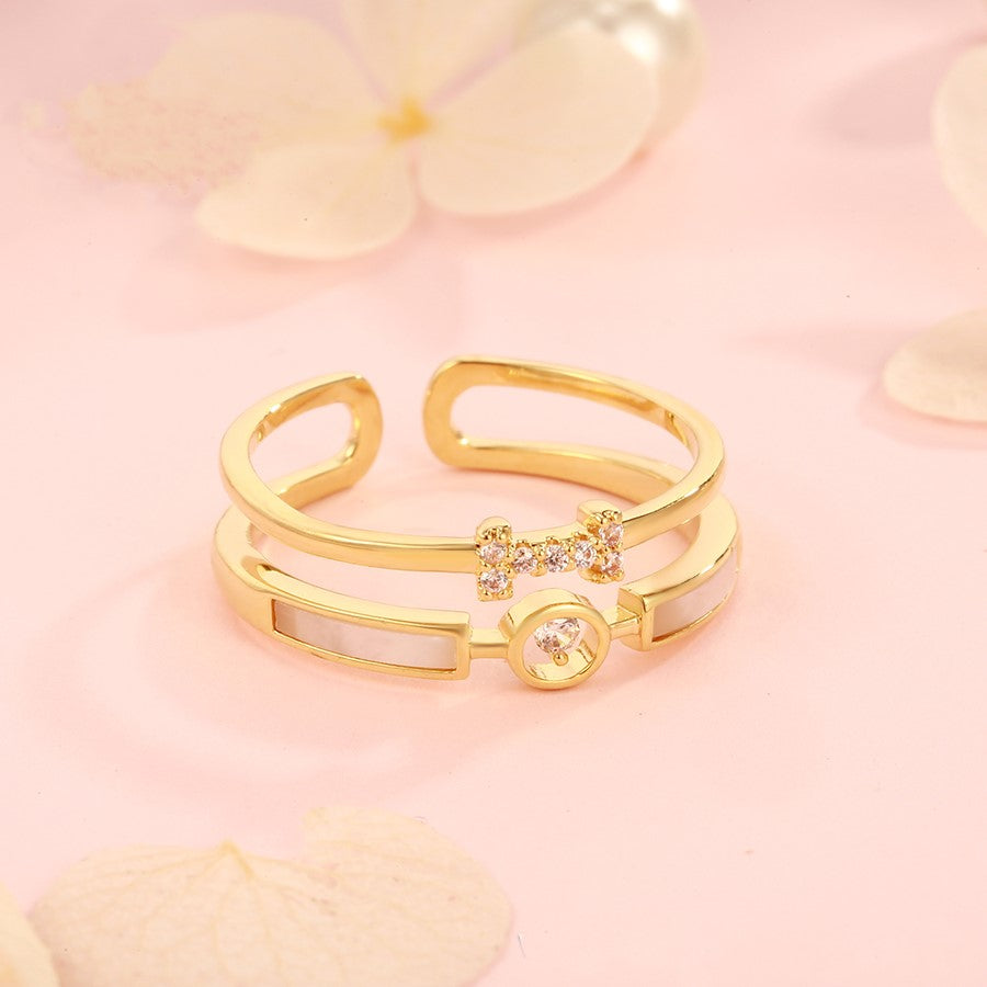 Anillo Doble Concha
