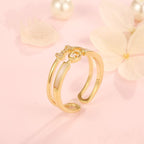 Anillo Doble Concha