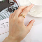 Anillo Doble Concha