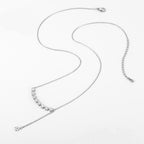 Gargantilla Simple Acero Inoxidable Plateado 