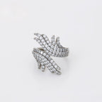 Anillo de Platino con Zirconia Incrustada