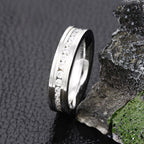 Anillo Elegante con Zirconia de Acero Inoxidable