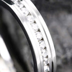 Anillo Elegante con Zirconia de Acero Inoxidable
