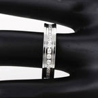 Anillo Elegante con Zirconia de Acero Inoxidable