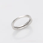 Anillo Elegante con Zirconia Chapado en Platino