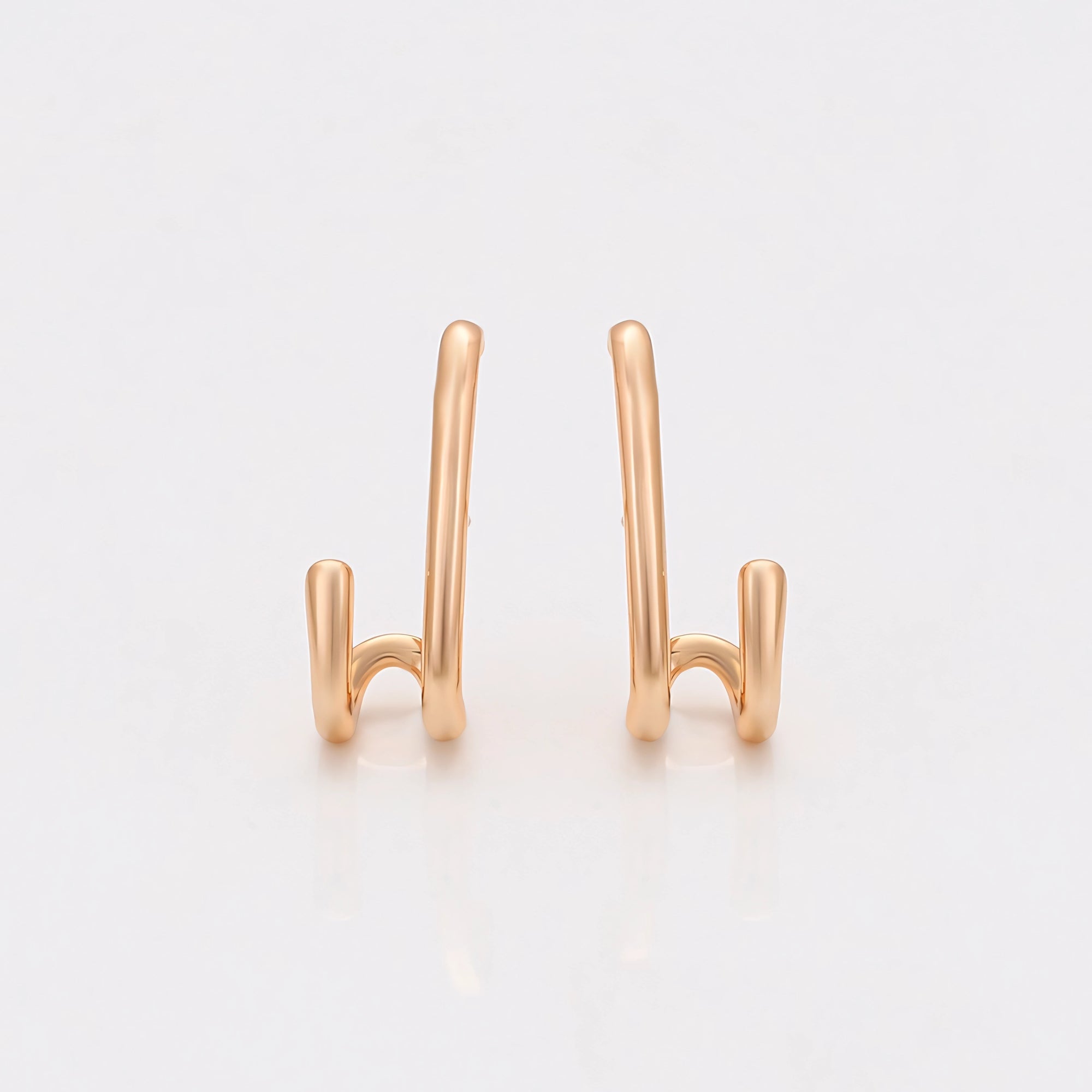 Arete Chapeado en Oro Laminado 18k