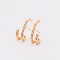 Arete Chapeado en Oro Laminado 18k