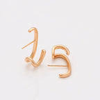 Arete Chapeado en Oro Laminado 18k