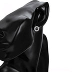 Arete Estilo Pandora con Zirconia Chapado en Platino