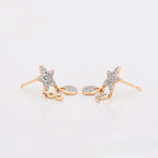 Aretes Multicolor Lentes Bolso y Tacones Oro Laminado 18K
