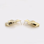 Aretes Simples de Acero Inoxidable 14K