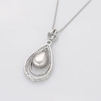 Collar De Lujo Elegante Chapado En Platino