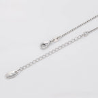 Collar De Lujo Elegante Chapado En Platino