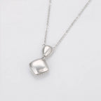 Collar Doble Lágrima Con Zirconia Elegante