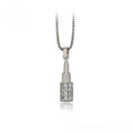 Collar Elegante Con Zirconia Incrustada Chapado En Platino