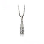 Collar Elegante Con Zirconia Incrustada Chapado En Platino