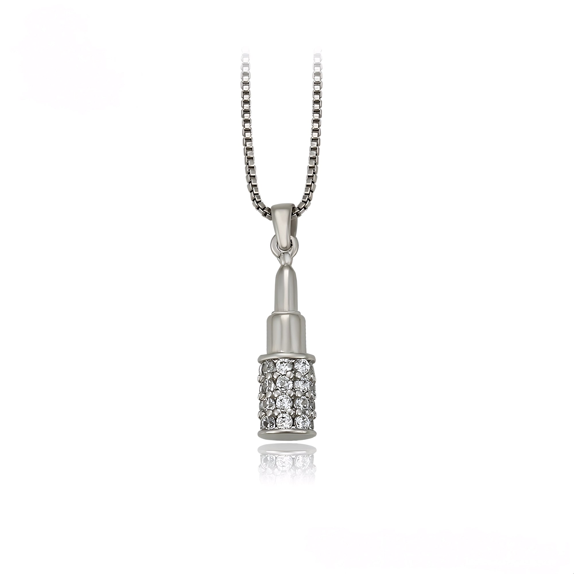 Collar Elegante Con Zirconia Incrustada Chapado En Platino