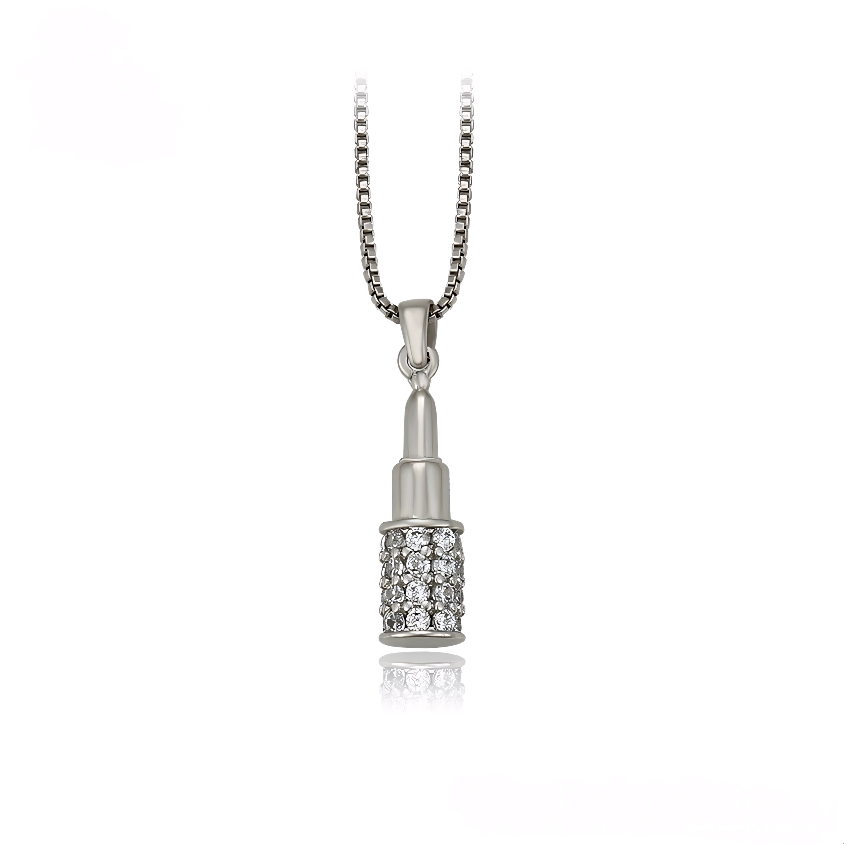 Collar Elegante Con Zirconia Incrustada Chapado En Platino