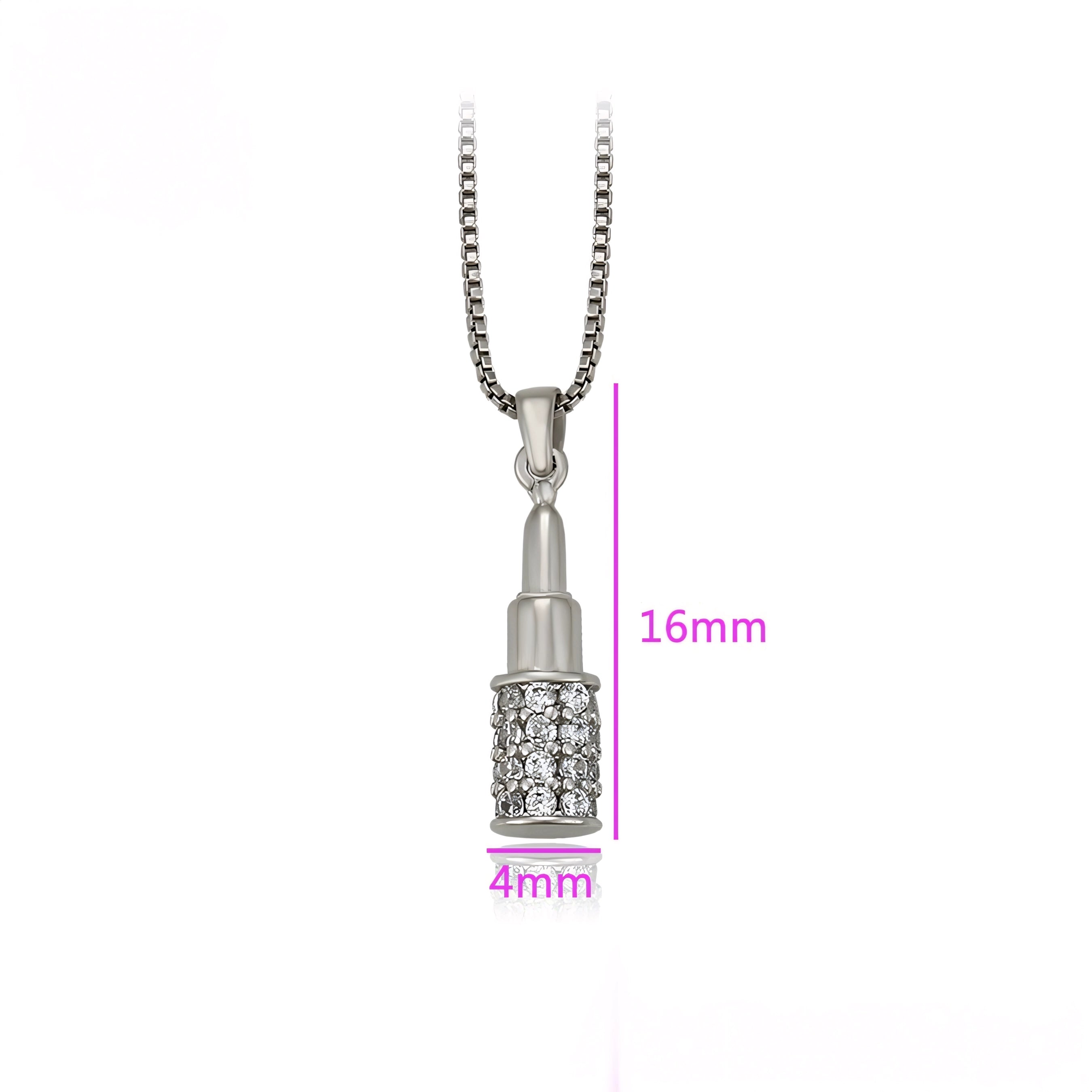Collar Elegante Con Zirconia Incrustada Chapado En Platino