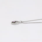 Collar Estrella Morada Con Números Romanos Chapado En Platino