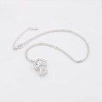 Collar Hongo Chapado En Platino