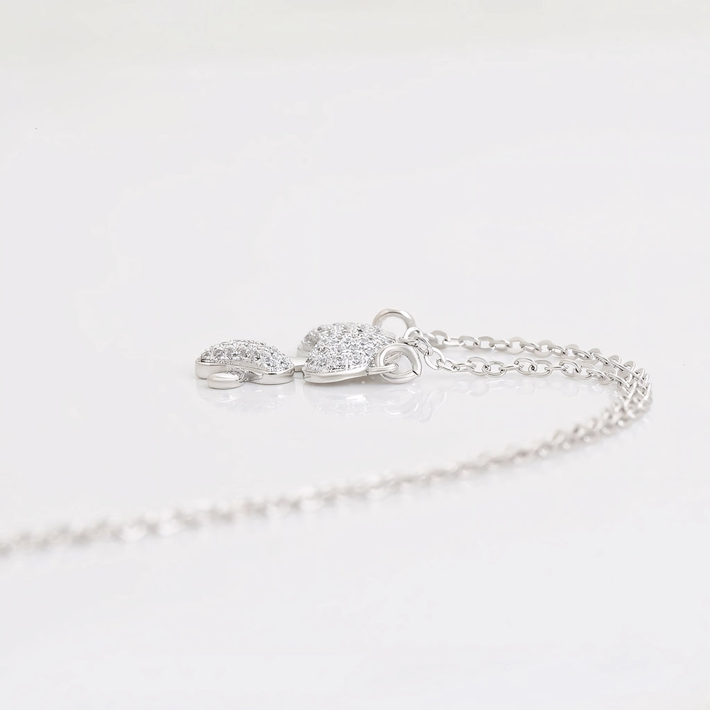 Collar Hongo Moderno Chapado En Platino