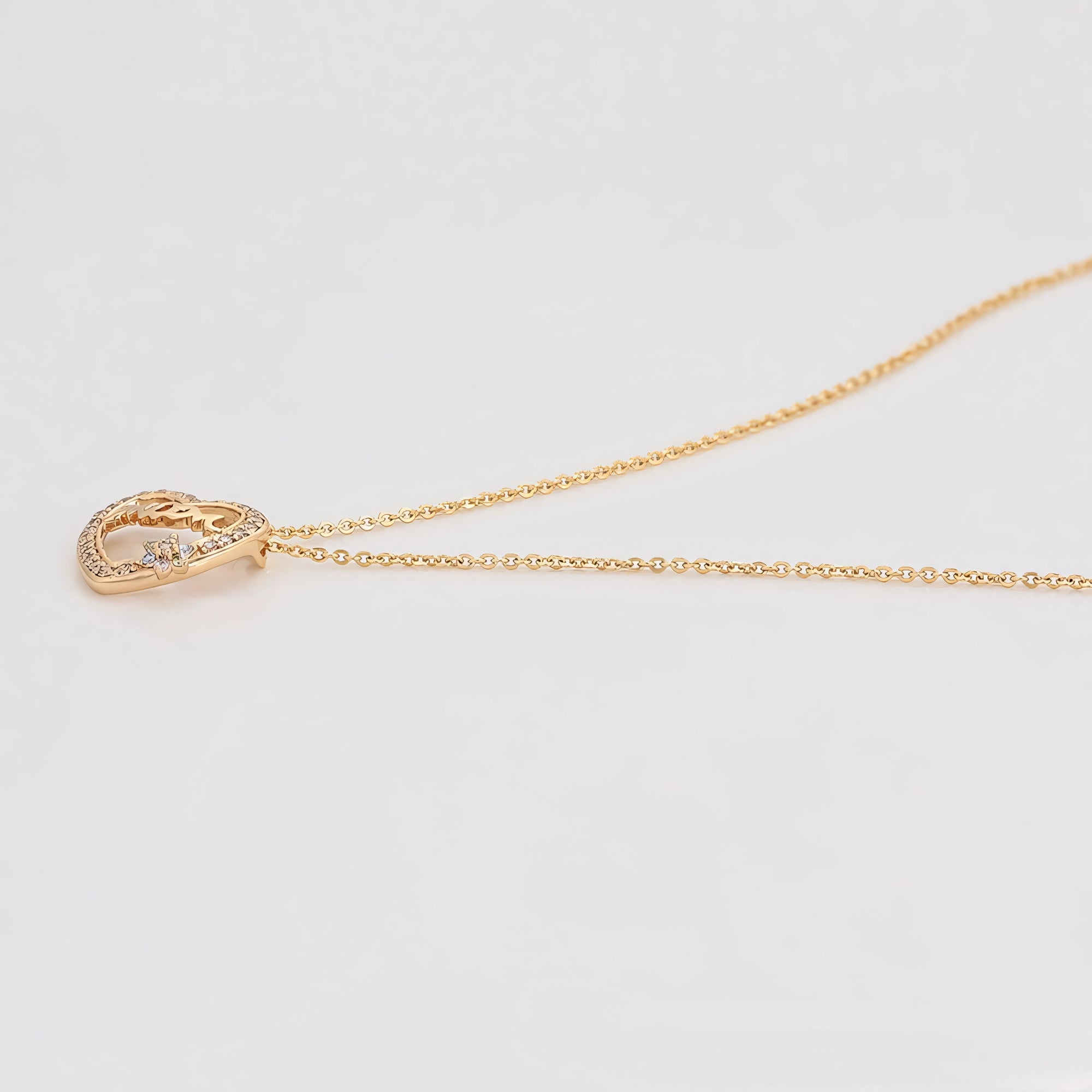 Collar Mamá Oro Laminado 18K Con Zirconias
