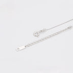Collar Rectangular Personalizable Chapado En Platino