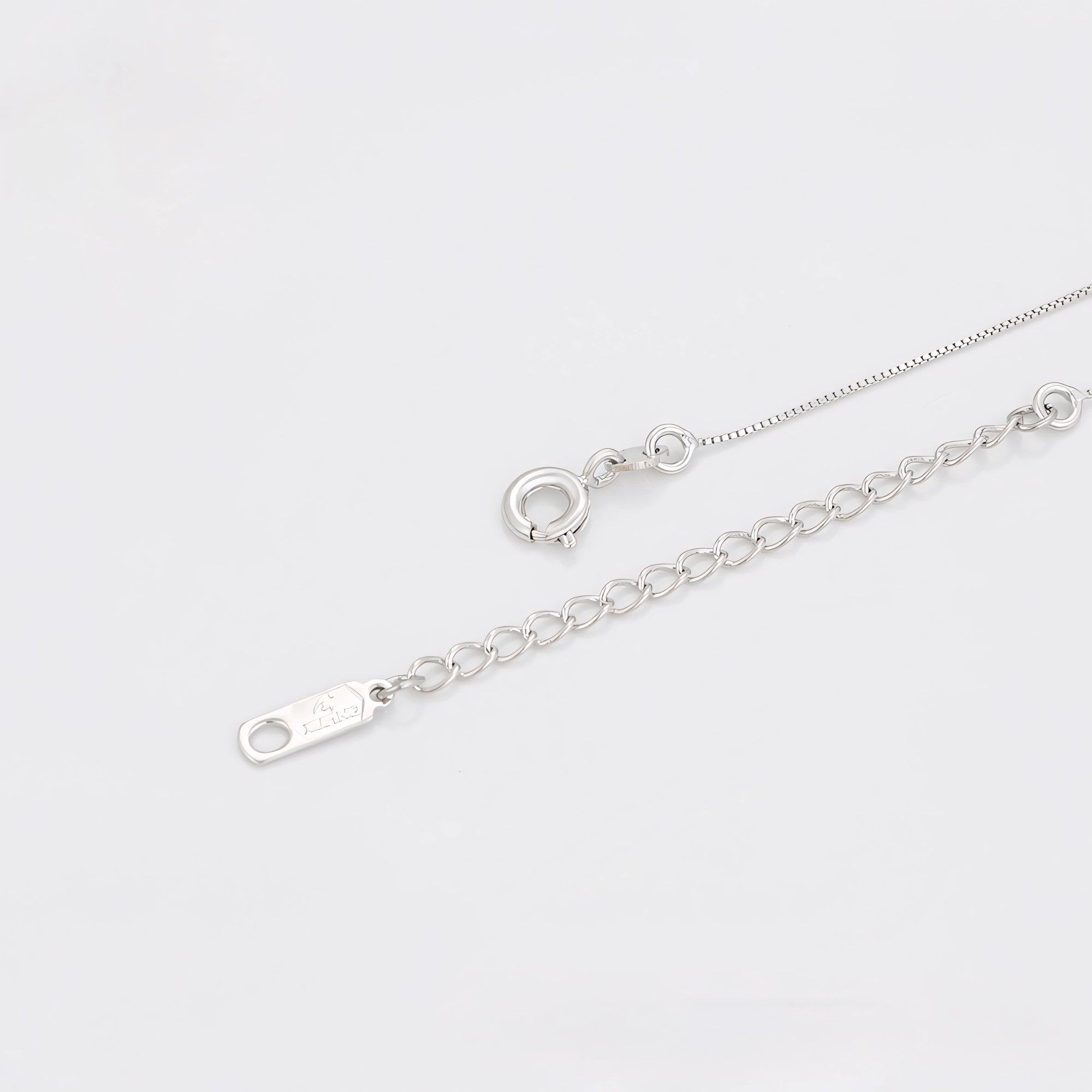 Collar Rectangular Personalizable Chapado En Platino