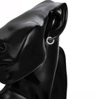 Huggie Serie de Lujo con Zirconias Chapado en Platino