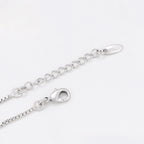 Pulsera con Zirconias Brillantes Chapada en Platino Estilo Elegante