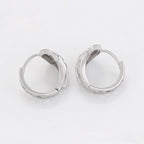 Set de Aretes y Anillo Chapado en Platino con Zirconia