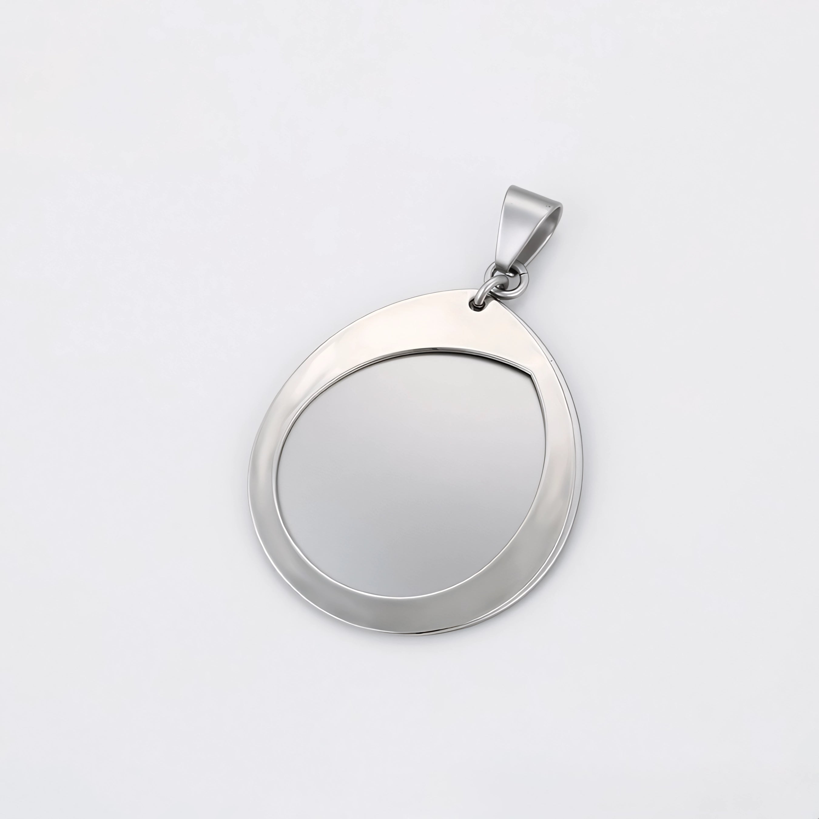 Set de Aretes y Dije Chapado en Platino Elegantes
