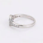 Set de Lujo Anillo Brazalete con Zirconia Incrustada