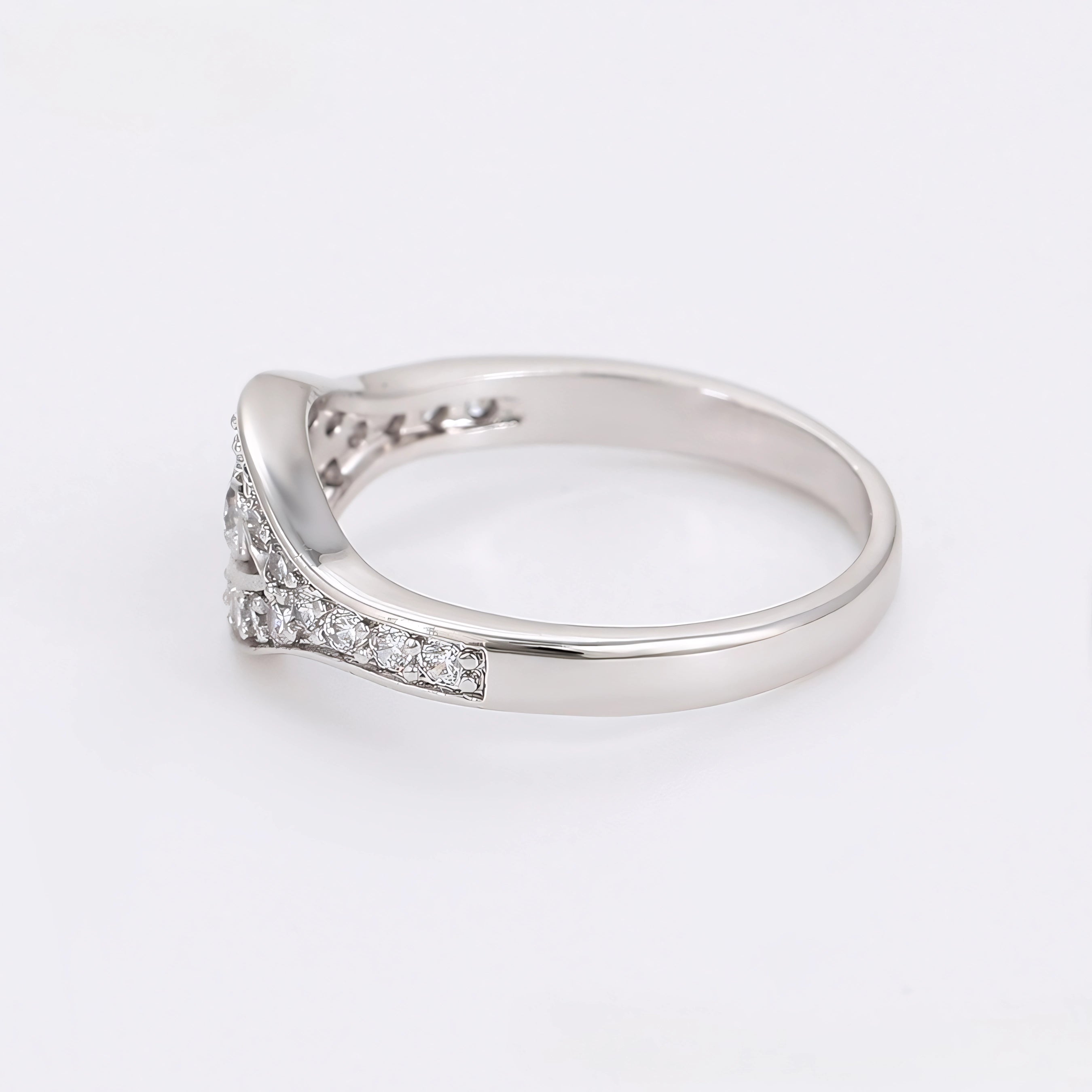 Set de Lujo Anillo Brazalete con Zirconia Incrustada