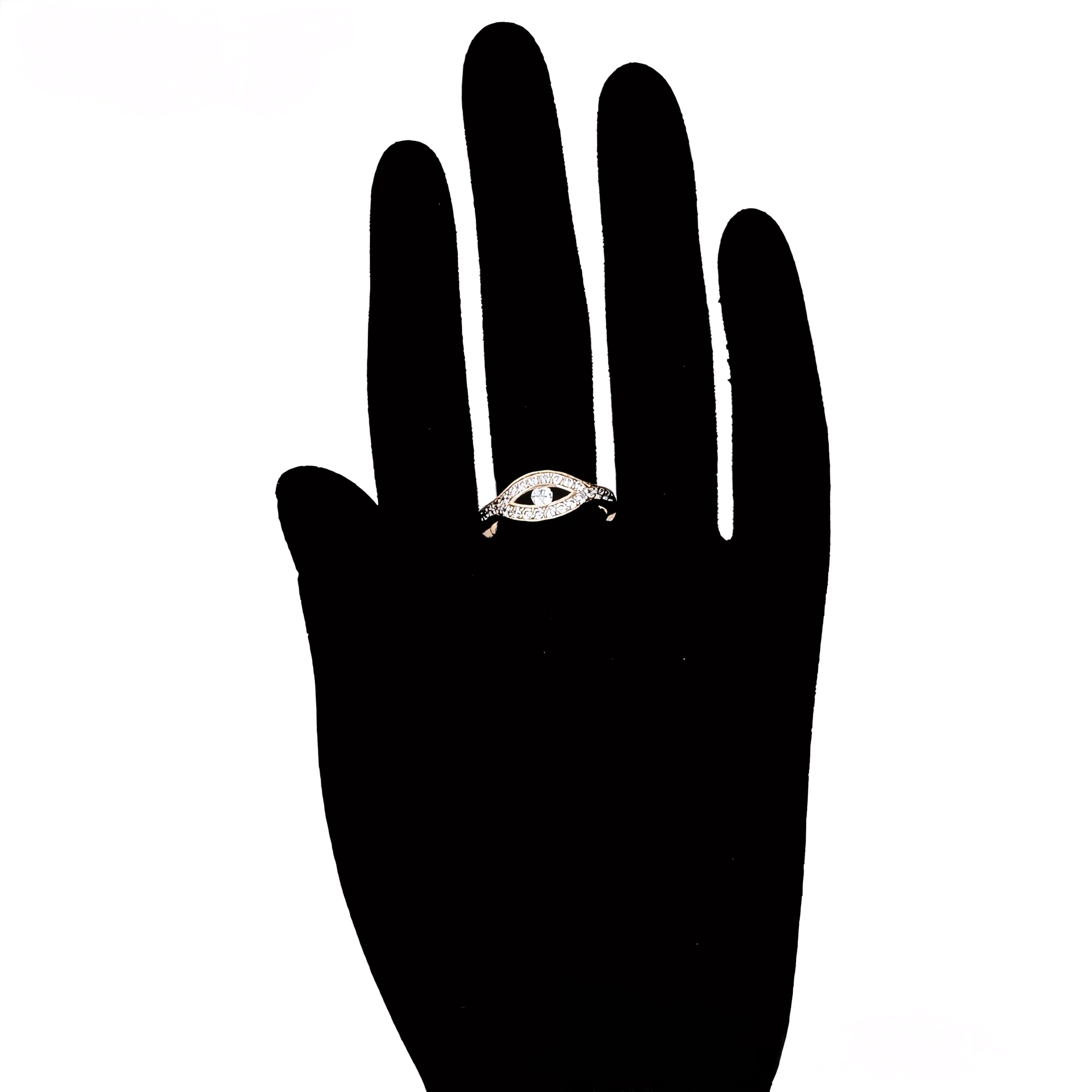 Set de Lujo Anillo Brazalete con Zirconia Incrustada