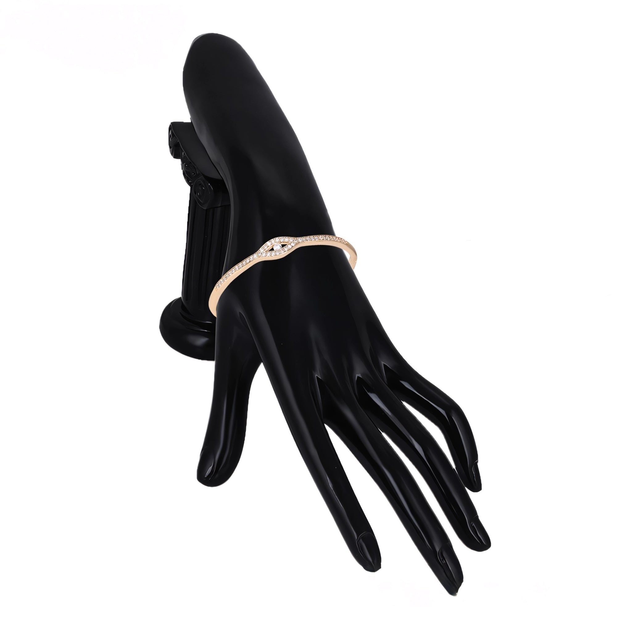 Set de Lujo Anillo Brazalete con Zirconia Incrustada
