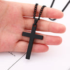Collar Cruz Acero Inoxidable