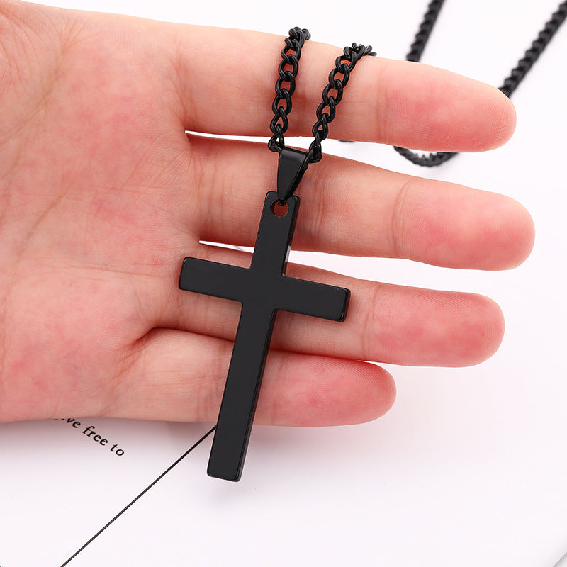 Collar Cruz Acero Inoxidable
