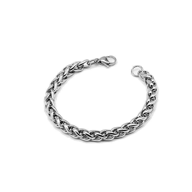 Pulsera Acero Plateado