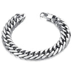 Pulsera Acero Plateado