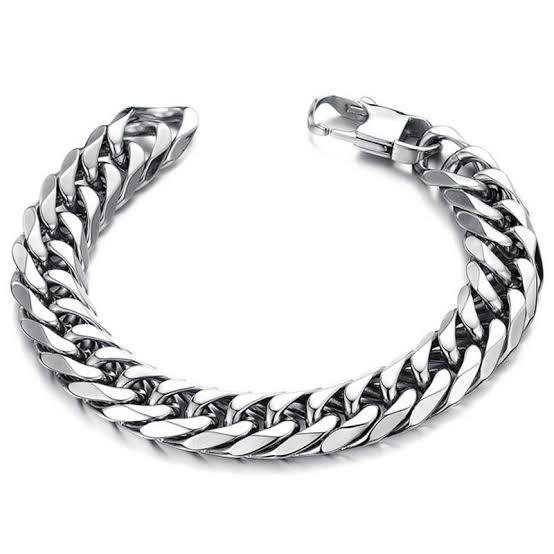 Pulsera Acero Plateado