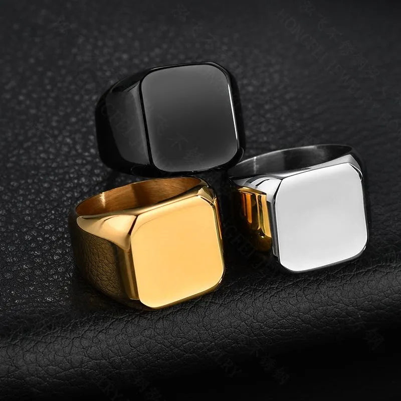 Anillo Cuadrado Acero