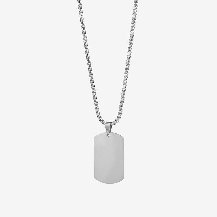 Cadena y Collar Acero Tejido